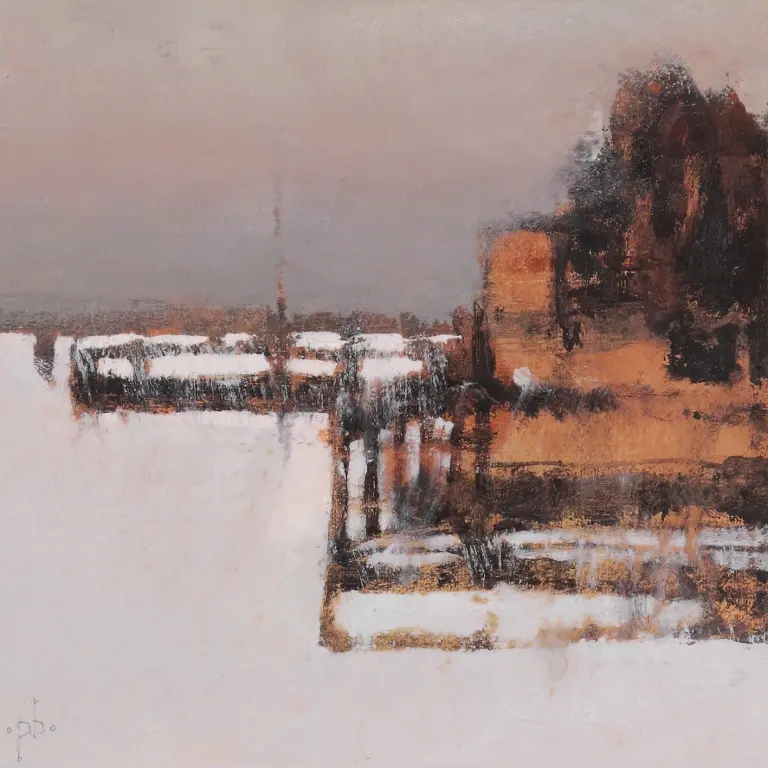 Peter Beeson - dawn, canale di fusina, venice